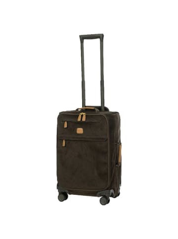 BRIC`s Life - 4-Rollen-Kabinentrolley S 55 cm (camel) in olivgrÃ¼n