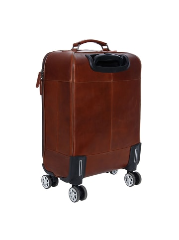 The Chesterfield Brand San Marino 4 Rollen Kabinentrolley 47 cm in cognac