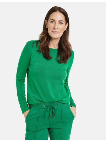 Gerry Weber Pullover Langarm Rundhals in Vibrant Green
