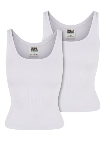 Urban Classics Tank-Tops in white+white