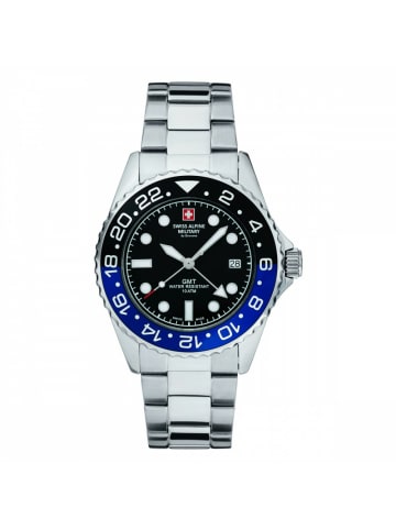 Swiss Alpine Military by Grovana Analoguhr für Herren in silber