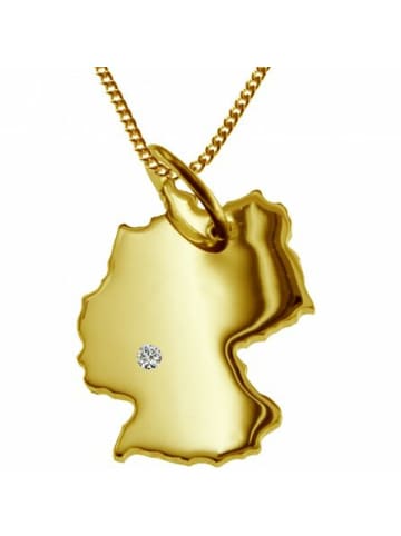 Schmuckador Halskette 50cm Deutschland in gold