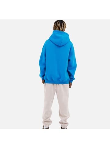 Megaman Skelett Zipper Hoodie in Blau