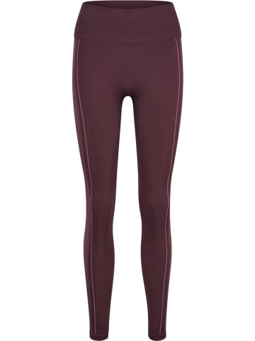 Hummel Leggings "Yoga Seamless Hw Tights" in Braun