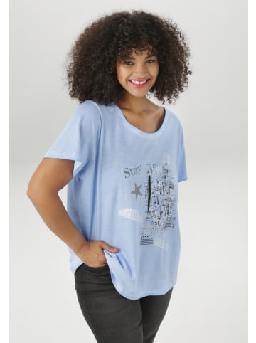 Aniston PLUS T-Shirt in hellblau