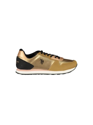 U.S. Polo Assn. Gold Polyurethan Damen Sneaker