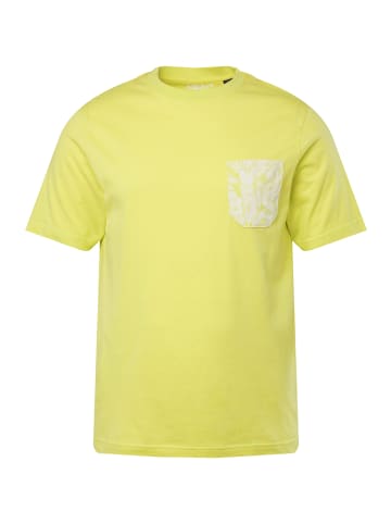 Men Plus Kurzarm T-Shirt in limegrün