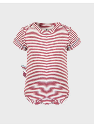 OrganicEra Baby Kurzarm-Body in Bordeaux Melange
