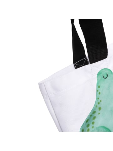 Mr. & Mrs. Panda Strandtasche Frosch Liebe ohne Spruch in Weiß