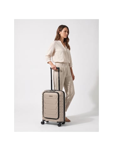 Smartbox Edition 01 4 Rollen Kabinentrolley 55 cm Laptopfach in beige