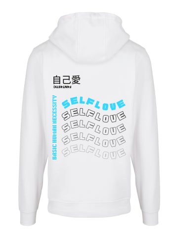 F4NT4STIC Basic Hoodie Self Love Back HOODIE in weiß