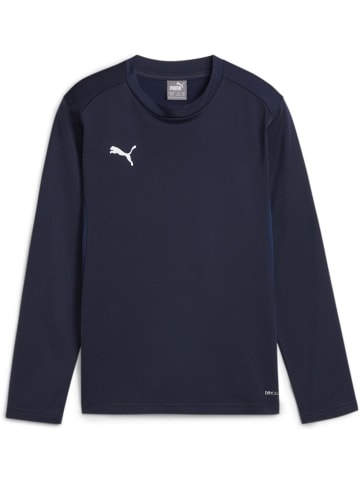 Puma Pullover "TeamGoal Training Sweat Jr" in Blau