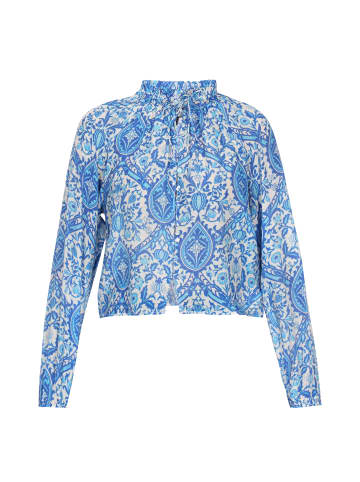 DreiMaster Vintage Women Blouse in turquoise