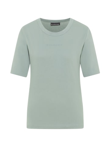 ELBSAND T-Shirt Siva in Soft Sage