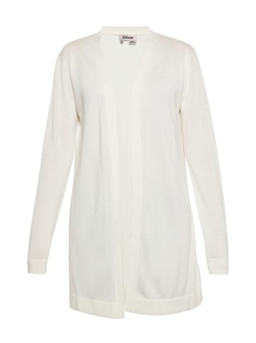 Sidona Damen Cardigan in Wollweiss