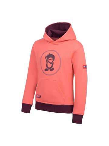 Trollkids Hoodie Troll in pink salmon