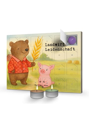 Mr. & Mrs. Panda adventskalender duftkerzen Landwirt Leidenschaf... in Weiß
