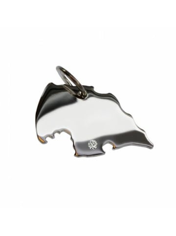 Schmuckador Fehmarn Anhänger mit Brillant 0,015ct 925 Silber in silber