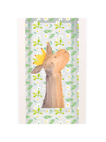 Mr. & Mrs. Panda Laterne Lamakopf König ohne Spruch in Transparent