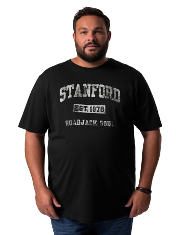 John F. Gee Kurzarm T-Shirt in schwarz