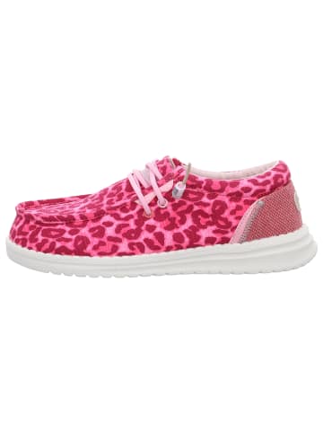 Fusion Sportlicher Schnürschuh in pink