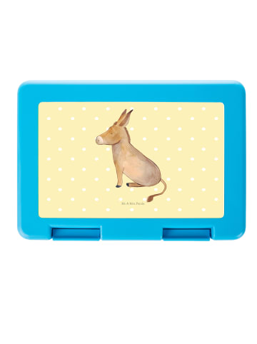 Mr. & Mrs. Panda Meal Prep Box Esel ohne Spruch in Gelb Pastell