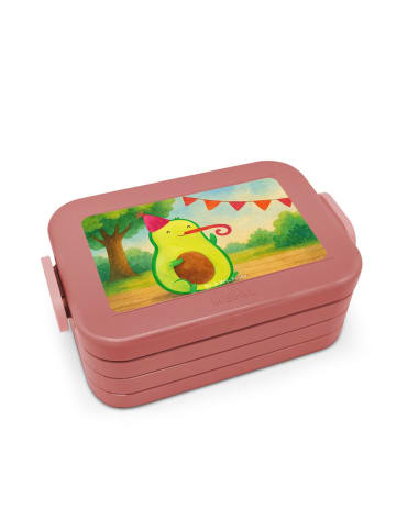 Mr. & Mrs. Panda Bento Box Avocado Geburtstag Design ohne Spruch in Rot Pastell