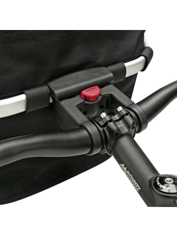 KLICKfix reisenthel Bikebasket S 12 - Lenkerkorb (leo macchiato) in schwarz