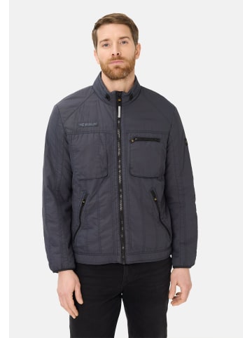 Camel Active Übergangsjacke mit Stehkragen in Dunkelblau