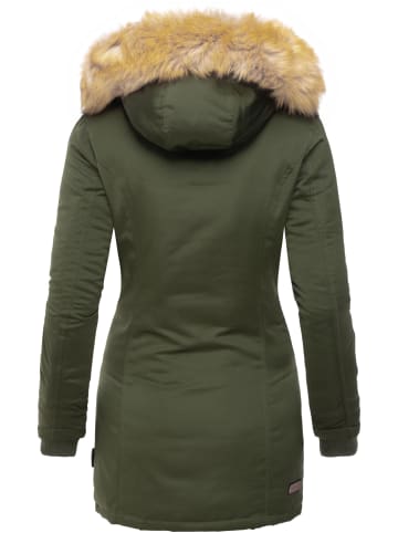 Marikoo Wintermantel Karmaa in Olive