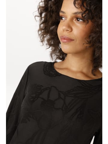 Aniston CASUAL Langarmshirt in schwarz