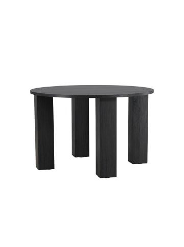 ebuy24 Esstisch Juno Schwarz 120 x 120 cm