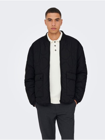 ONLY & SONS Steppjacke in Black