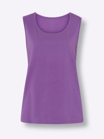Sieh an! Shirttop in lila