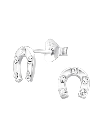 Alexander York Ohrringe, Ohrstecker HUFEISEN in 925 Sterling Silber, 2-tlg.