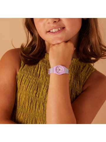 Lucardi Kunststoff Quarzuhr Regal