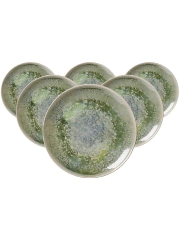 Ritzenhoff & Breker 6er Set Speiseteller Cecina ø 26 cm in Jade
