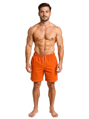 Kappa Kappa Badehose Logo Zolg L_Orange Popsicle