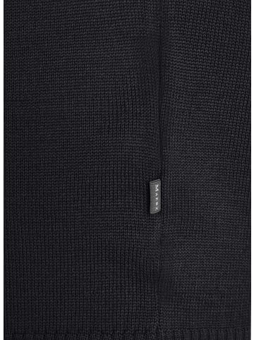 März Pullover Rundhals Superwash Classic Fit in Schwarz