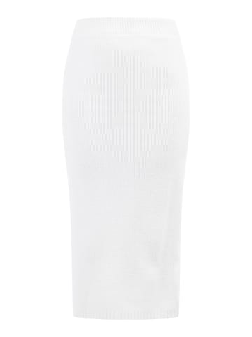 IZIA Damen Strickrock in Weiss