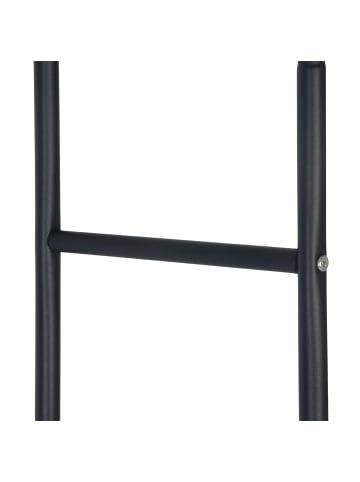relaxdays Kleiderständer in Schwarz - (B)110 x (H)155 x (T)55 cm