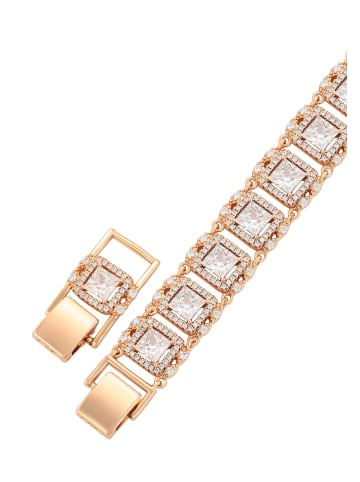 NAEMI Women Bracelet in Rose Gold White