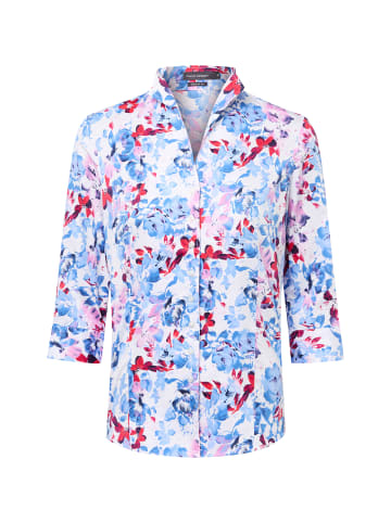 Franco Callegari Bluse in blau weiß - 0068