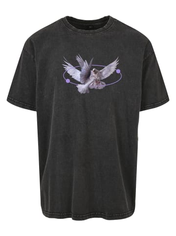 Mister Tee T-Shirt in black acid washed