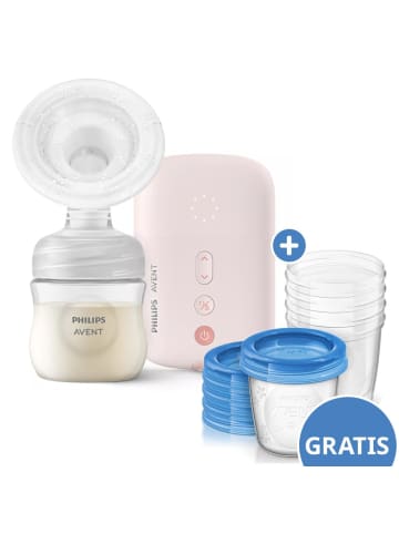 Philips Avent Elektrische Milchpumpe SCF395/31 + Gratis in rosa