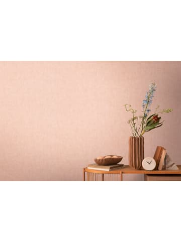 A.S. Création Tapete Soft Linen in Apricot 