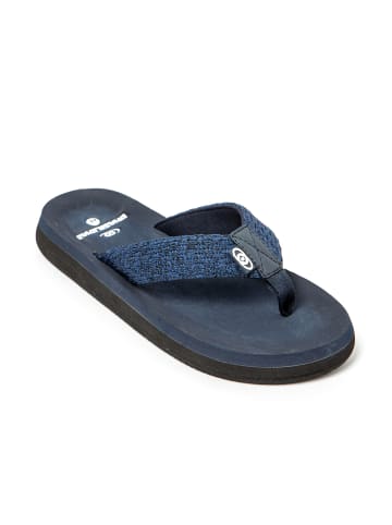 Brasileras Zehentrenner "Puff Marbled" in Dunkelmarine