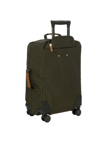 BRIC`s X-Travel - 4-Rollen-Kabinentrolley S 55 cm (ocean-blue) in olivgrün