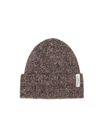 Marc O'Polo Strickmütze in Dark Brown