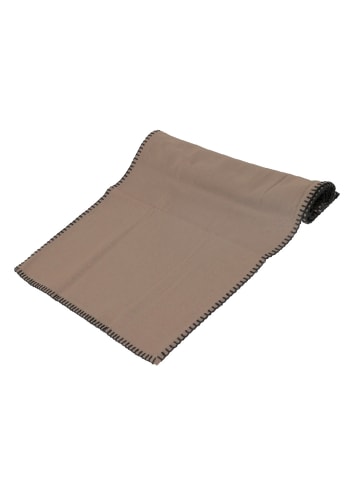 Home&Styling Collection Tischläufer aus Baumwolle in neutraler Farbe in Taupe, (B) 40 x (L) 150 cm